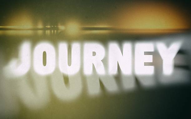 istock Journey word on vintage blurred background 502416931