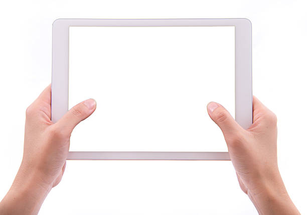istock female hands holding a tablet 502417101