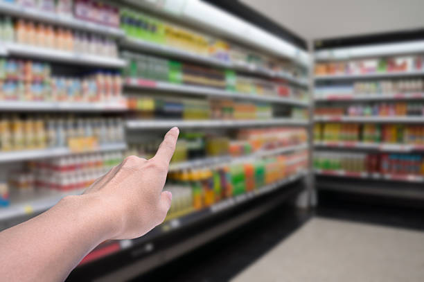 istock Blurred background,Supermarket shop blur background 502417114