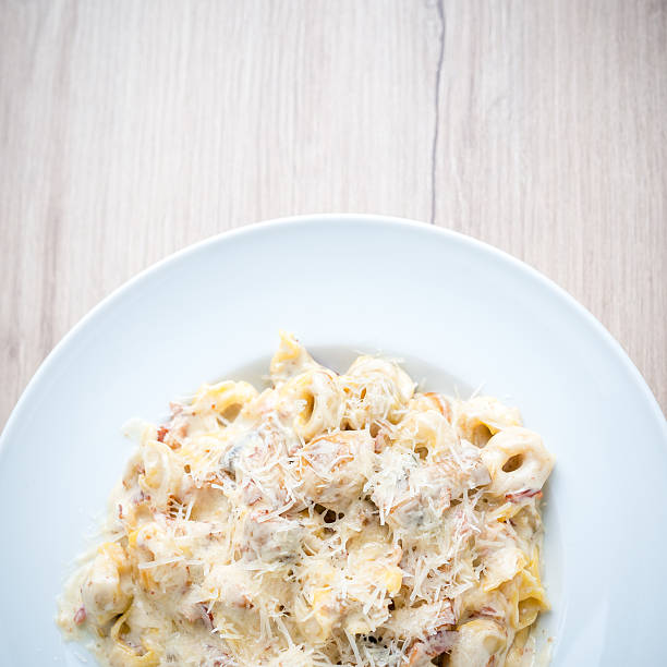 istock Macaroni with Carbonara - Stock Image 502417288