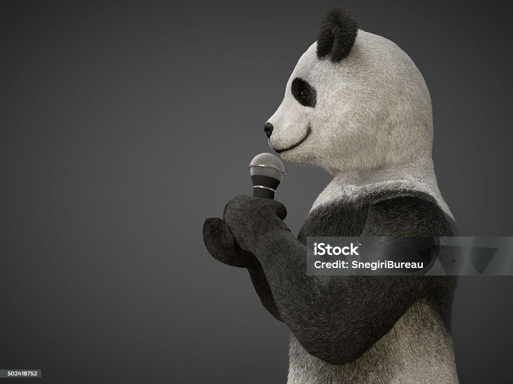 Personage Character Animal Bear Panda Sing Song Microphone Stock Photo - Download Image Now - iStock Personage Character Animal Bear Panda Sing Song Microphone Stock Photo - Download Image Now - iStock