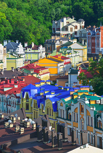 istock Old streets of Kiev 502419411