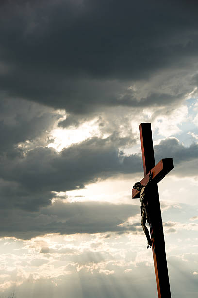 istock Easter Cross- crucifix with Christ 502419933