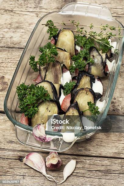 Garlic Salad Stock Photo - Download Image Now - Classical Style, Crockery, Cucumber