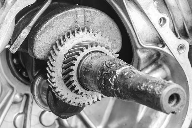 istock gearwheel of the old engine 502420504