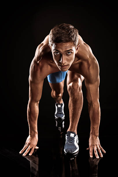 istock Young sporty well formed man 502420794