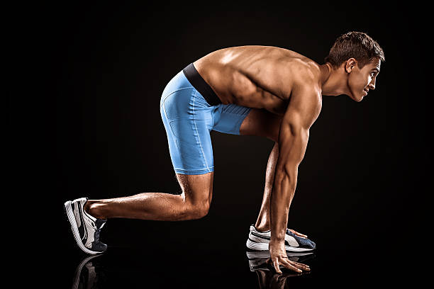 istock Young sporty well formed man 502420860