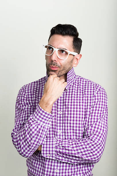 istock Portrait of man thinking 502420884