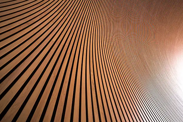 Photo of abstract wood material wall