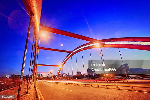 Shenzhen Arch Bridge Stockfoto und mehr Bilder von Abenddämmerung - Abenddämmerung, Architektur, Asien