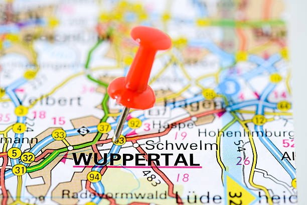 istock European cities on map series: Wuppertal 502422481