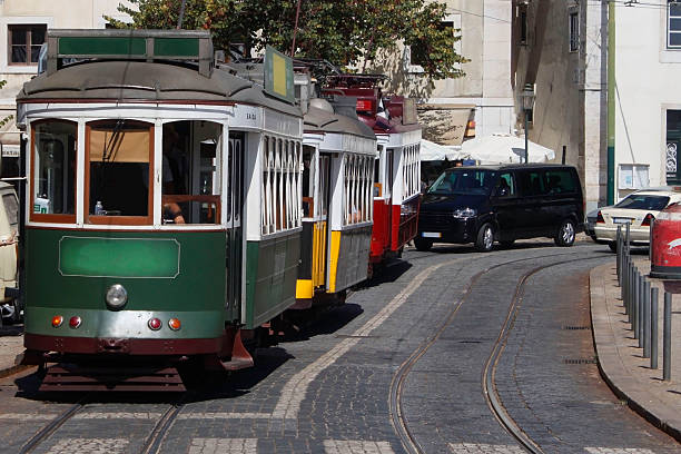 istock Three trams in Lisbon, Portugal 502426930