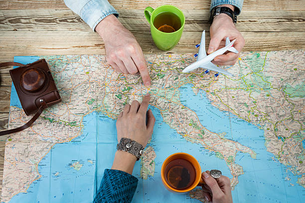 istock Planning a trip to Milan route 502427526