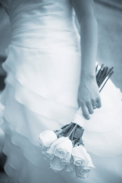 istock Wedding bride in marriage holding flowers 502428050