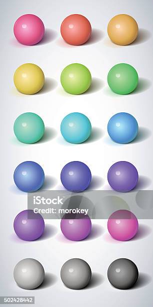 Isphere Color Vector Color Sphere Stock Illustration - Download Image Now - 2015 ...