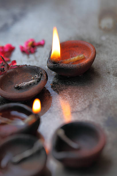 istock Coconut oil lamps 502444870
