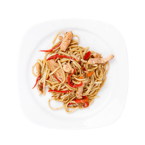 istock Noodles with chicken 502447226
