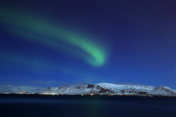 istock Iceland: Northern Lights over Reykjavik 502448706