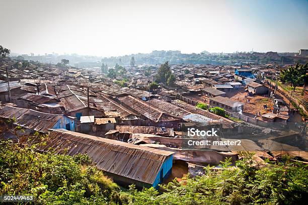 View Of Kibera Slums In Nairobi Kenya Stock Photo - Download Image Now - Africa, Village, Slum