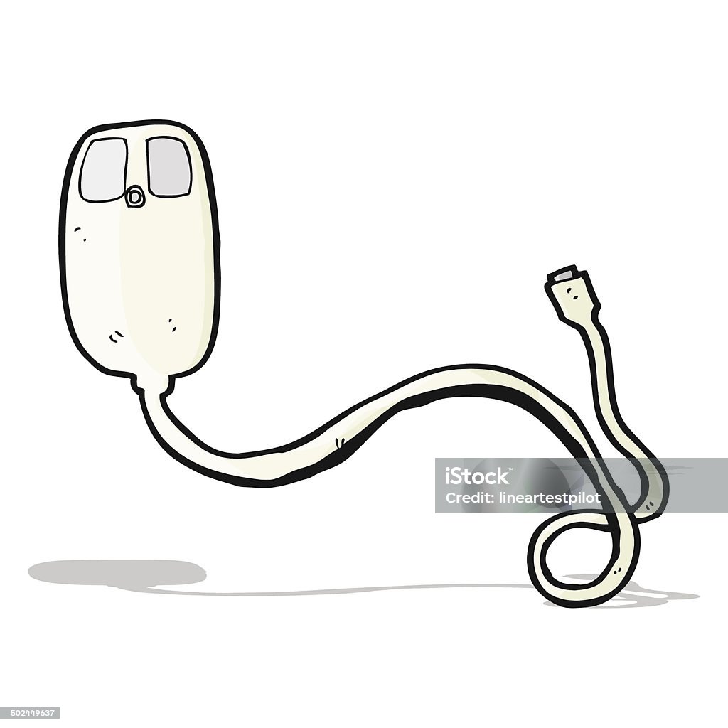Computer Mouse Components Cartoon Cartoon Computer Mouse Stock Illustration - Download Image Now ...