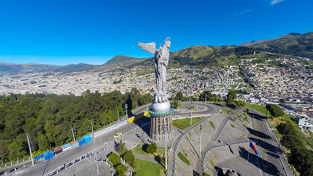 El Panecillo in Quito El Panecillo in Quito quito photos stock pictures, royalty-free photos & images