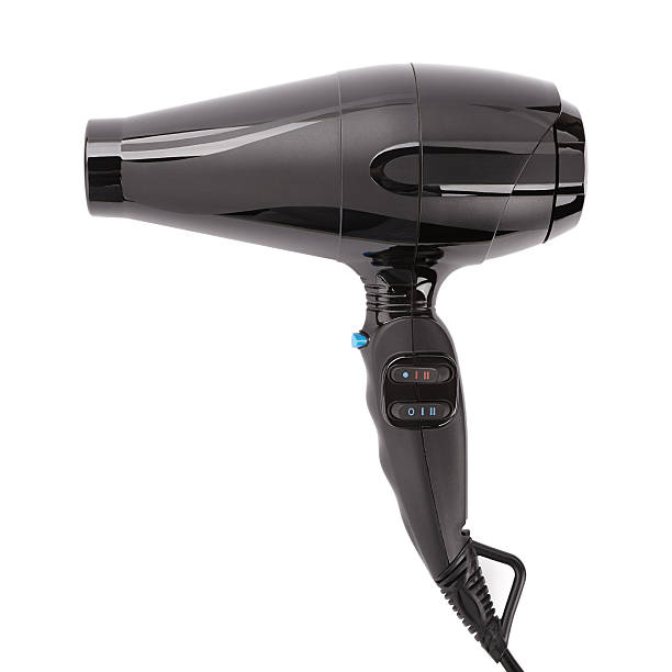istock black hairdryer on a white 502449966