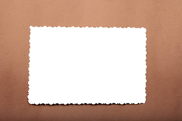 istock White blank form for photos in old cardboard box 502450446