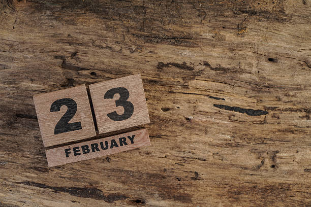 istock cube calendar for february on wood 502451504