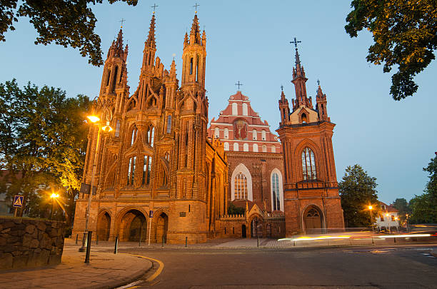 istock St Anne's and Bernadine's Churches in Vilnius, Lithuania 502452785