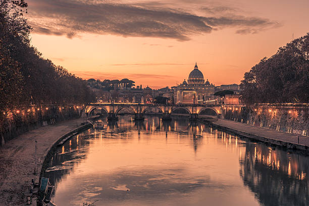 istock Rome, Italy: St. Peter's Basilica and Saint Angelo Bridge 502453678