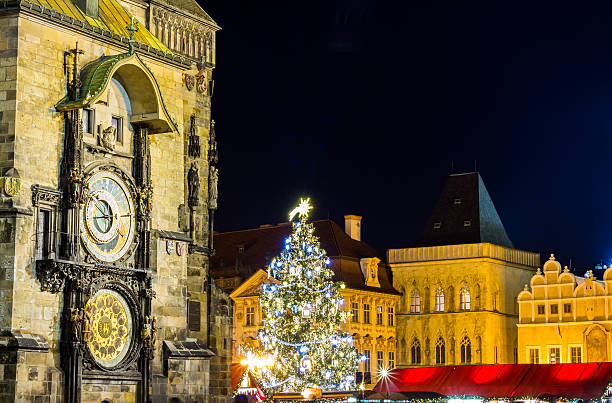 istock The Old Town Square with Astronomical Clock at winter night 502453998