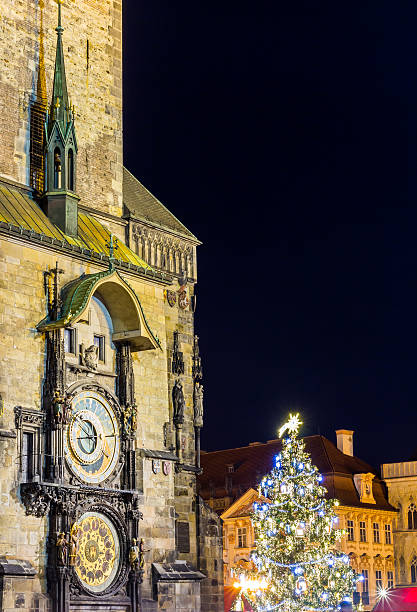 istock The Old Town Square with Astronomical Clock at winter night 502454010