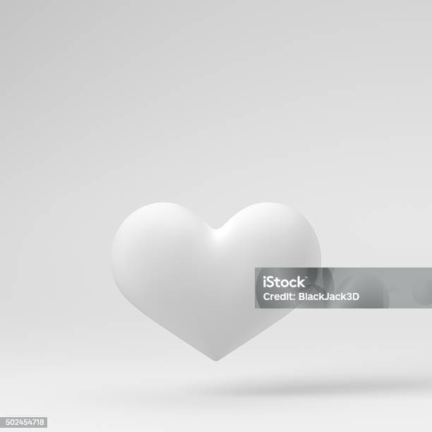 Heart Concept Stock Photo - Download Image Now - Heart Shape, White Color, Three Dimensional