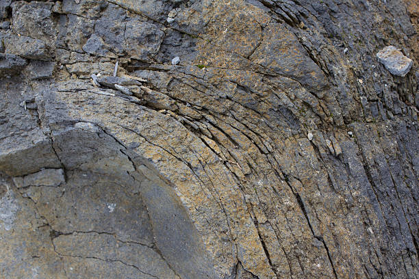 istock rock macro, onion skin weathering / weathered stone texture 502456900