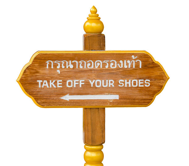 istock wooden sign on white background. 502458164