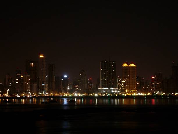 istock panama City Skyline night panorama 502461362