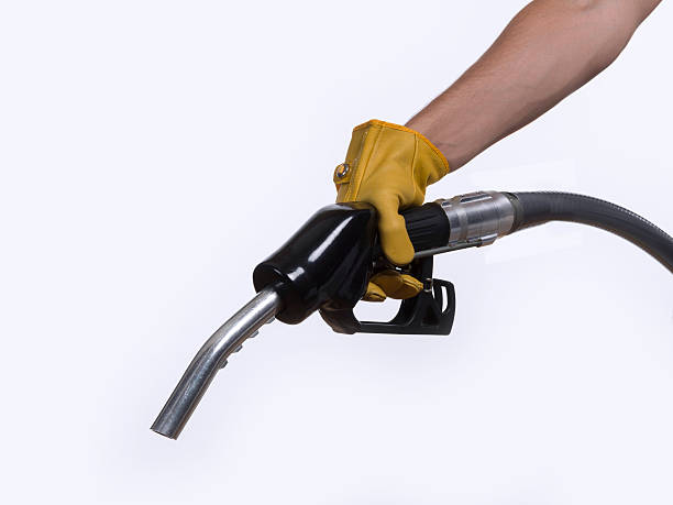 istock Hand holding a gas pump 502473917