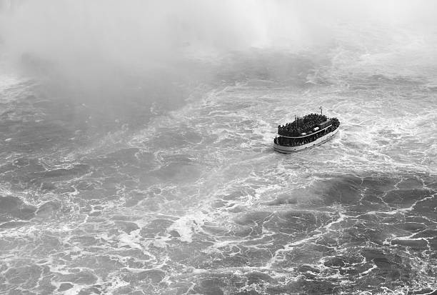 istock Waterfalls and boat 502475031