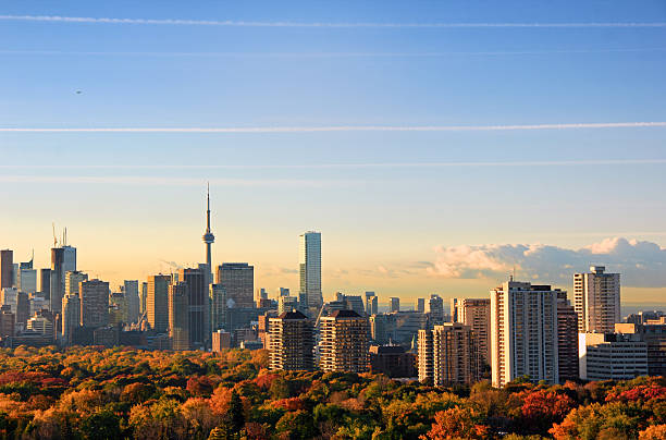 Autumn Toronto stock photo