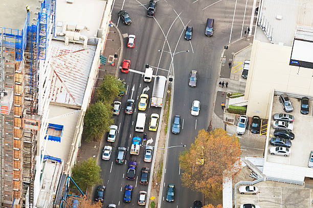 istock Arial view of traffic in Melbourne, Australia 502479801