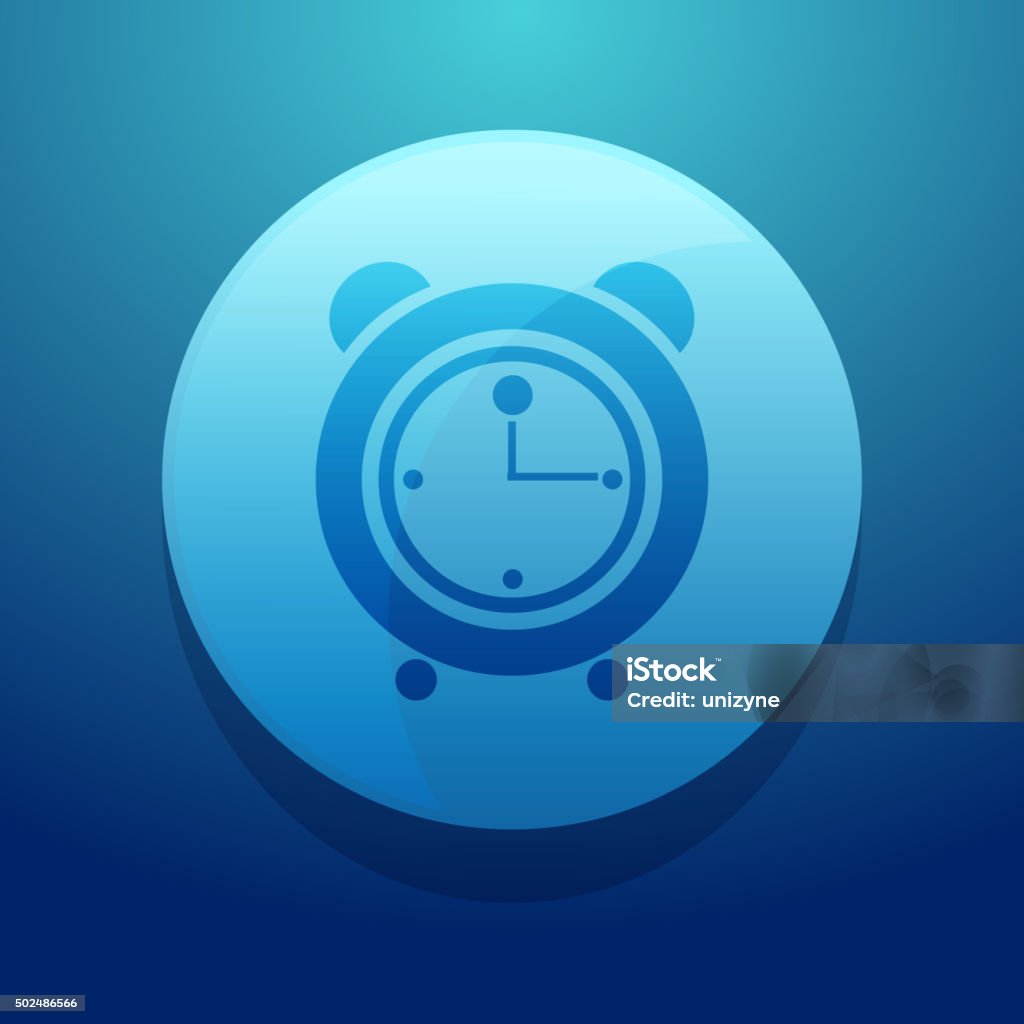 Alarm Clock Icon Alarm Clock Icon. Each element in a separate layers. Very easy to edit vector EPS10 file. It has transparency layers with blend effects. 2015 stock vector