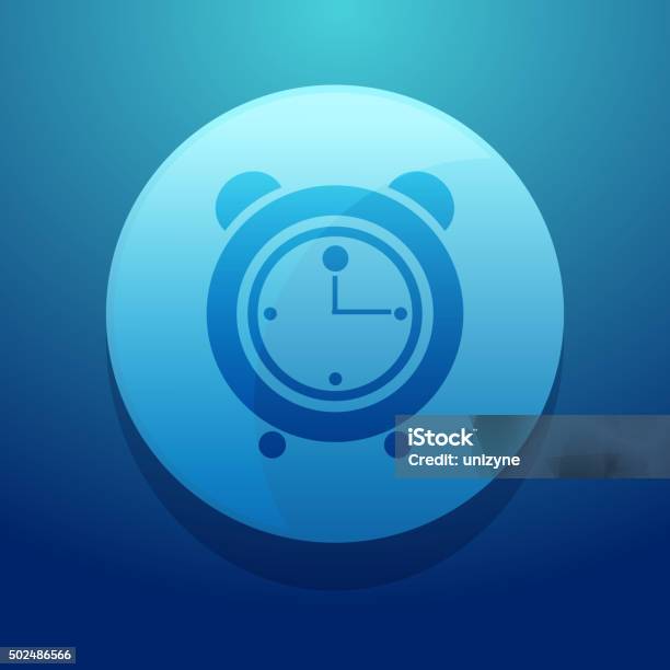 Alarm Clock Icon Stock Illustration - Download Image Now - 2015, Alarm Clock, Alertness