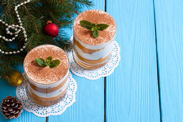 istock Tiramisu with pumpkin on the background 502489078