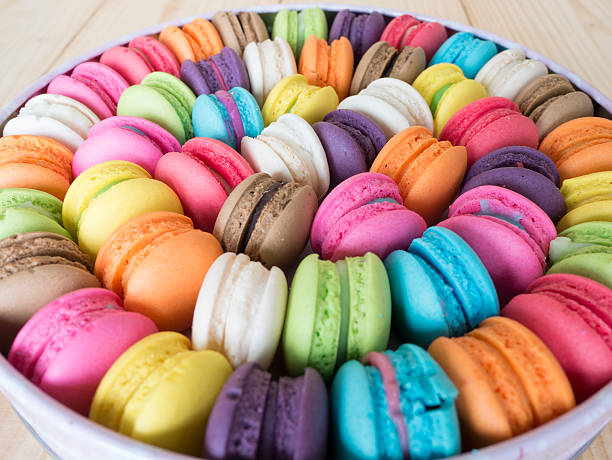 Colorful macarons 1