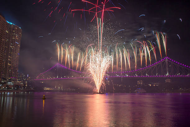 istock Brisbane Fireworks Story Bridge 502493972