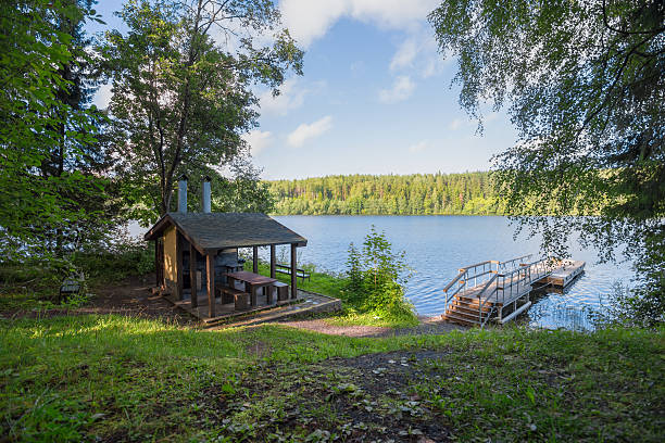 istock At the lake in the woods 502494542