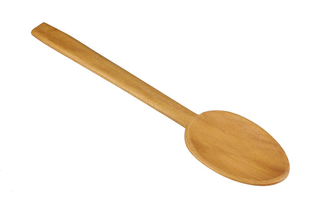 istock Wooden spoon isolated on white background 502495128