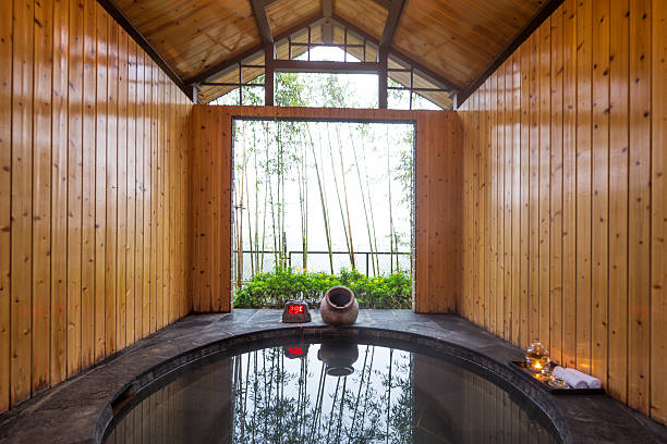 istock interior of hotspring for spas 502515758