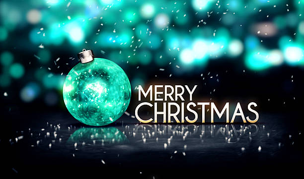 istock Tosca Silver Merry Christmas Bokeh Beautiful 3D Background 502517630