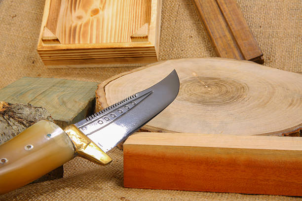 istock Wooden Handled knife 502518450